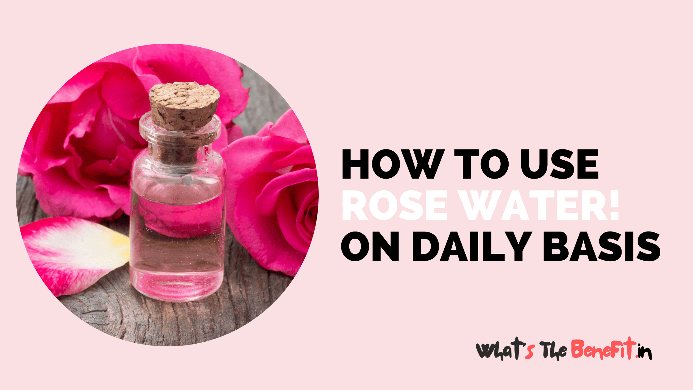 benefits of applying rose water on face at night